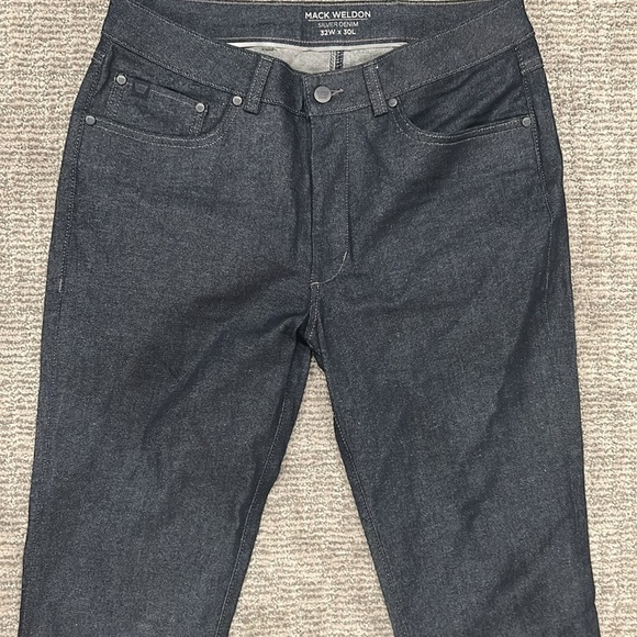 Mack Weldon SILVER Denim - Straight Leg Jeans 32 x 30 - Picture 9 of 10